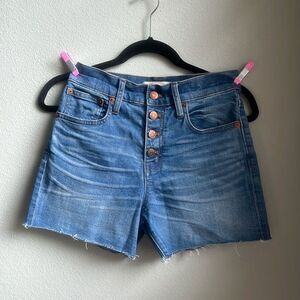 Madewell High Rise Denim Shorts